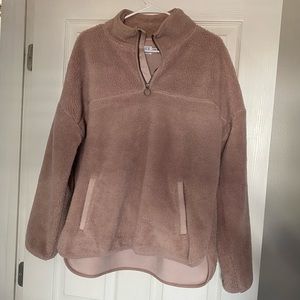 Time and Tru blush Colored pullover jacket. Size large